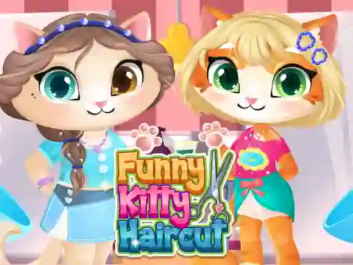 بازی Funny Kitty Haircut آنلاین