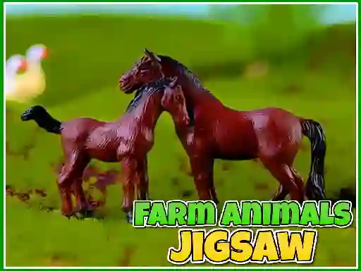بازی Farm Animals Jigsaw آنلاین