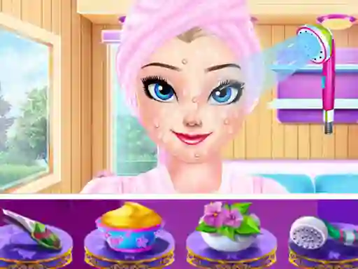 بازی Elsa Holiday Spa Relax آنلاین