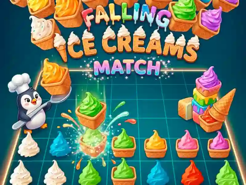 بازی Falling Ice Creams Match آنلاین