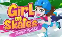 بازی Girl on Skates Paper Blaze آنلاین