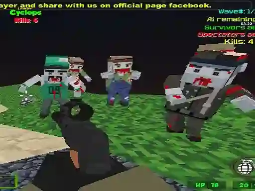 بازی Blocky Combat SWAT Zombie Survival آنلاین