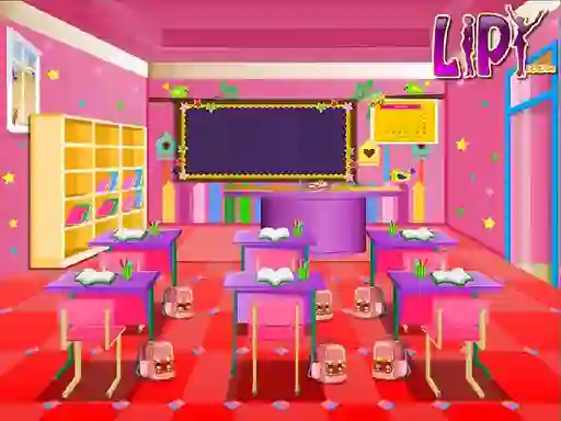 بازی Kids Cassroom Decoration آنلاین