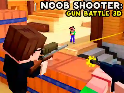 بازی Noob Shooter: Gun Battle 3D آنلاین