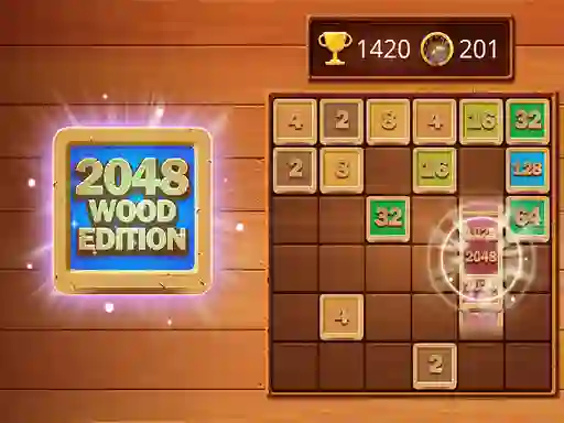 بازی 2048 Wooden Edition آنلاین