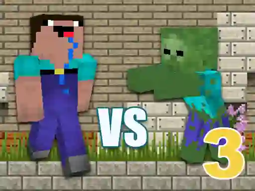 بازی Noob vs Zombies 3 آنلاین