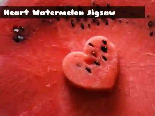 بازی Heart Watermelon Jigsaw آنلاین