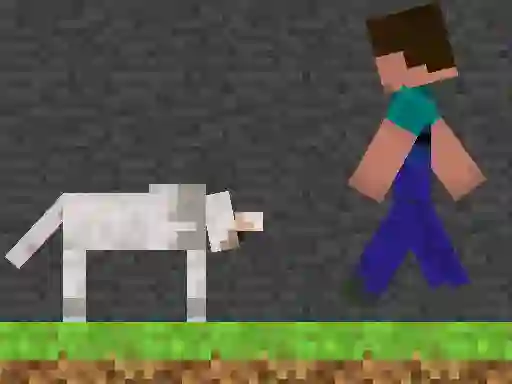 بازی Steve and Wolf آنلاین