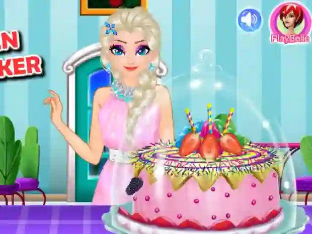 بازی Ice queen royal baker آنلاین