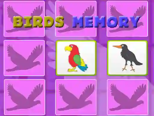 بازی Kids Memory With Birds آنلاین