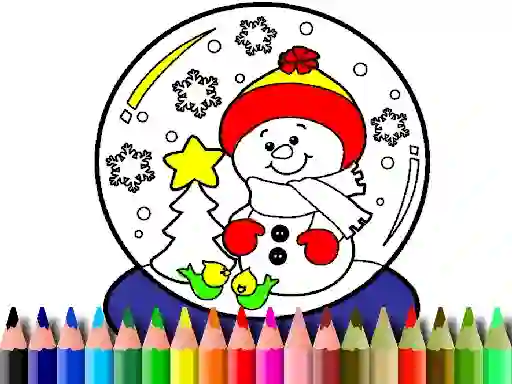 بازی Back To School: Christmas Coloring Book آنلاین