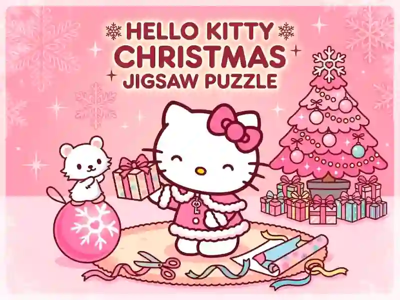 بازی Hello Kitty Christmas Jigsaw Puzzle آنلاین