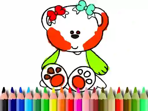بازی Back to School: Sweet Bear Coloring آنلاین