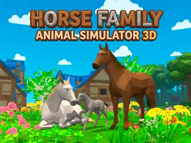 بازی Horse Family Animal Simulator 3D آنلاین