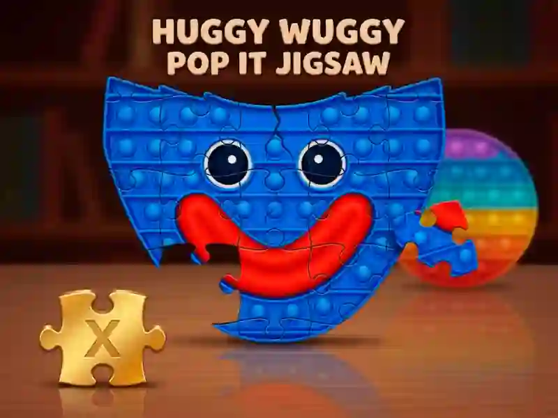بازی Huggy Wuggy Pop It Jigsaw آنلاین