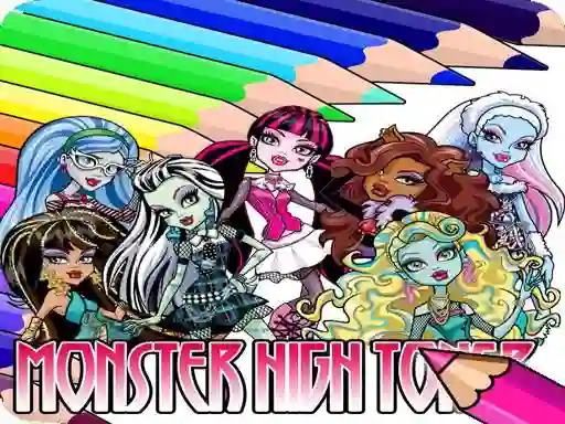 بازی Coloring Book for Monster High آنلاین