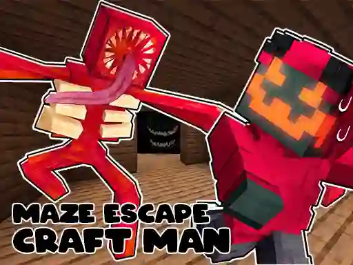 بازی Maze Escape: Craft Man آنلاین