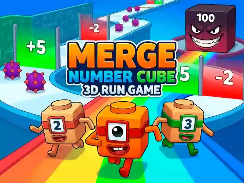 بازی Merge Number Cube 3d Run Game آنلاین
