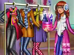 بازی Tris Winter Fashion Dolly Dress Up آنلاین