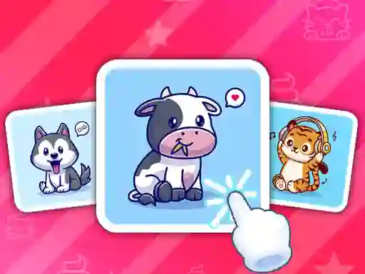 بازی Cute Animal Cards آنلاین