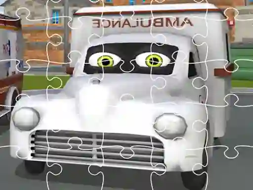 بازی Ambulance Trucks Jigsaw آنلاین