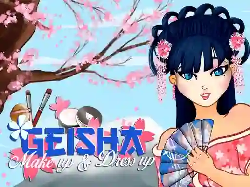 بازی Geisha make up and dress up آنلاین