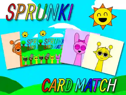 بازی Sprunki Memory Card Match آنلاین