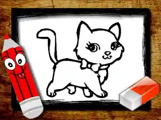 بازی Back to School: Animals Coloring Book آنلاین
