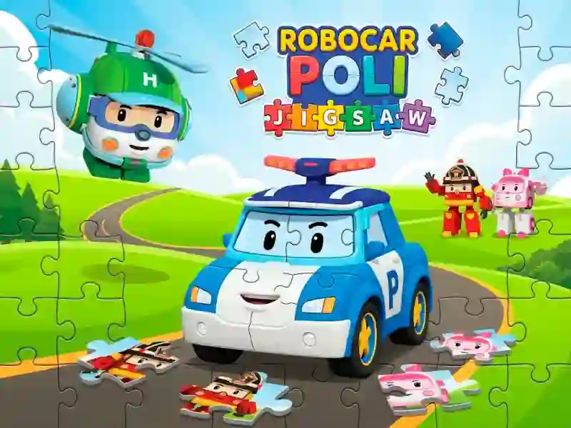 بازی Robocar Poli Jigsaw آنلاین