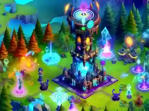 بازی 2D Fantasy Tower Defence آنلاین