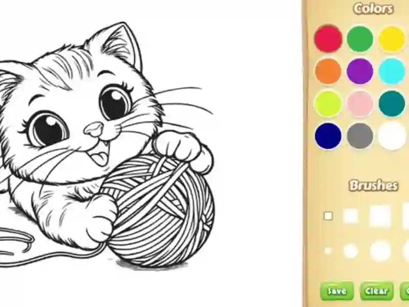 بازی Cat Coloring Book آنلاین