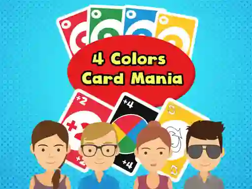 بازی 4 Colors Card Mania آنلاین