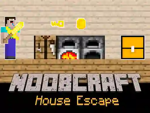 بازی Noobcraft House Escape آنلاین