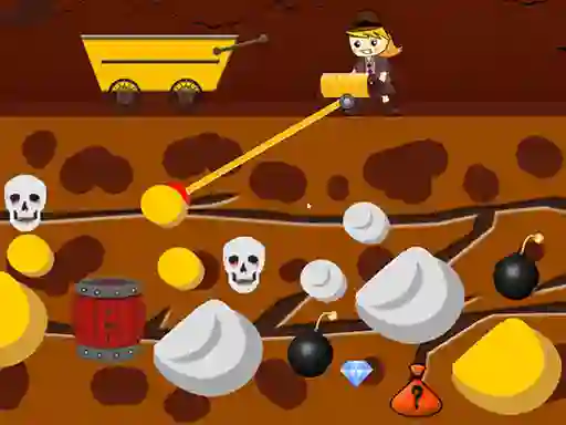 بازی Lady Gold Miner آنلاین