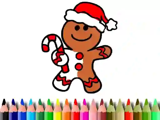 بازی Back To School: Christmas Cookies Coloring آنلاین