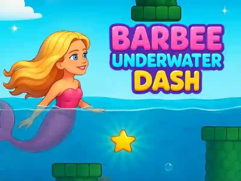 بازی Barbie Underwater Dash آنلاین