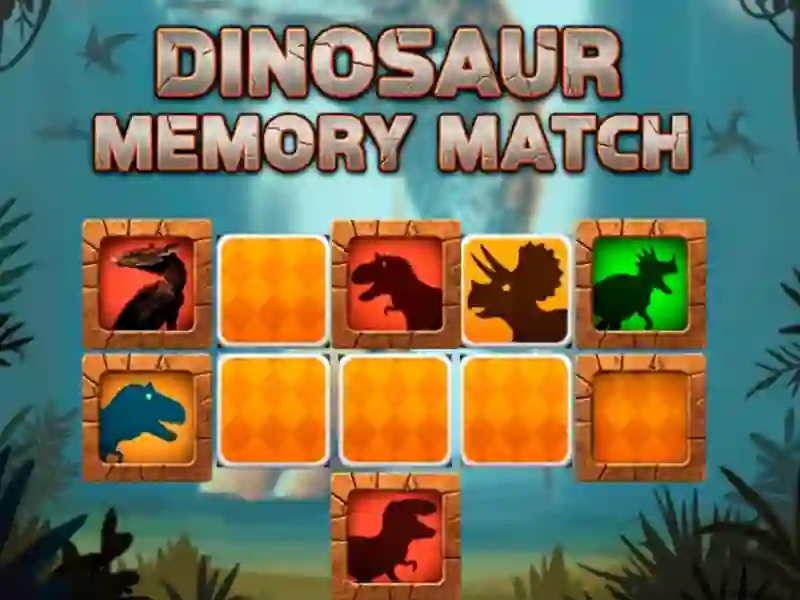 بازی Dinosaur Memory Match آنلاین