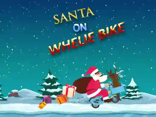 بازی Santa On Wheelie Bike آنلاین