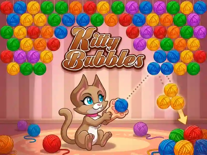 بازی Kitty Bubbles آنلاین