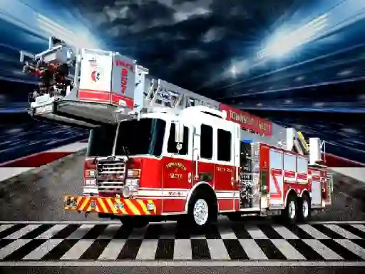 بازی Fire Trucks Puzzle آنلاین