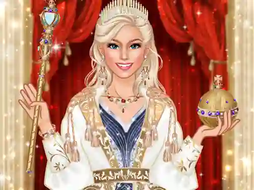 بازی Queen Fashion Salon Royal Dress Up آنلاین