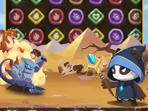بازی Legend of Panda Match 3 & Battle آنلاین