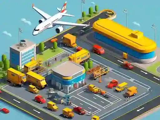 بازی Taxi Empire Airport Tycoon آنلاین