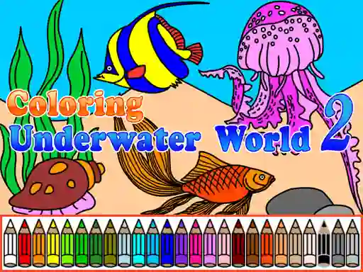 بازی Сoloring Underwater World 2 آنلاین