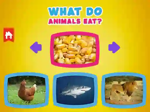 بازی What Do Animals Eat? آنلاین
