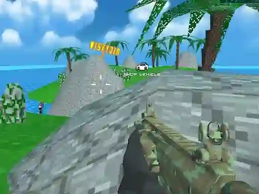 بازی Blocky Combat SWAT Desert Storm Zombie آنلاین