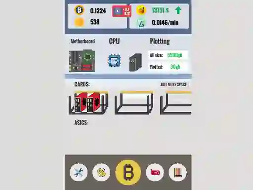 بازی Bitcoin Clicker آنلاین