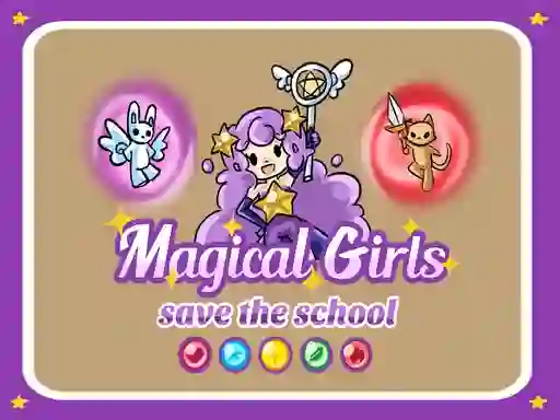 بازی Magical Girls Save the School آنلاین