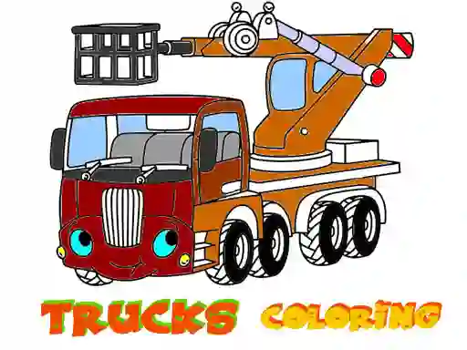 بازی Funny Trucks Coloring آنلاین