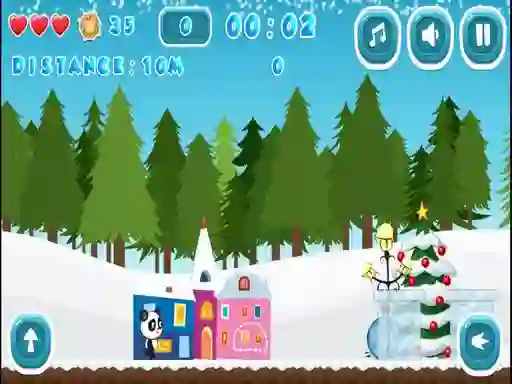 بازی Christmas Panda Run آنلاین